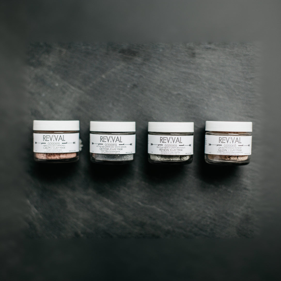 GODDESS CLAY MASK SET – Revival Body Care