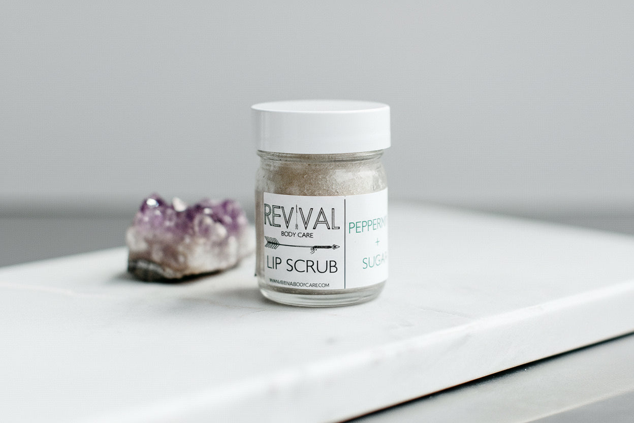 PEPPERMINT + SUGAR LIP SCRUB